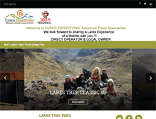 Tablet Screenshot of larestrekperu.com